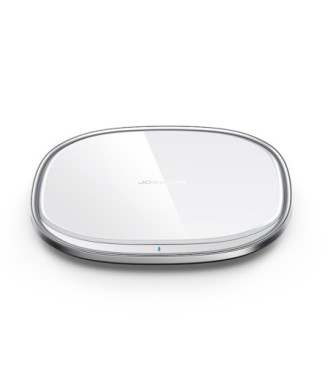 GloboStar® 87181 JOYROOM Originals JR-A23 Τετράγωνη Μαγνητική Βάση Κινητού Ασύρματη Φόρτιση MagSafe Max 15W Wireless Charging Pad (Qi) Σταθερή με Αυτοκόλλητη Ταινία Λευκό